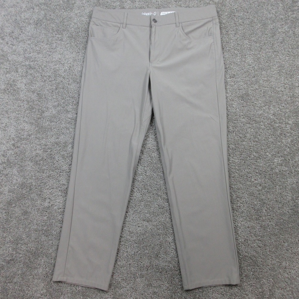 Johnnie O Pants Mens 37x28 (Tag 35) Beige Prepformance Cross Country Performance